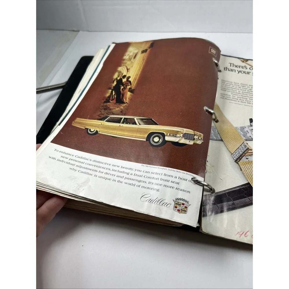 Vintage Binder‎ Scrapbook Collection Advertisements 1936 Cars Tires Mail In